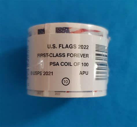 NEW FIRST-CLASS STAMPS USPS US FLAG 1 ROLL | Grelly USA