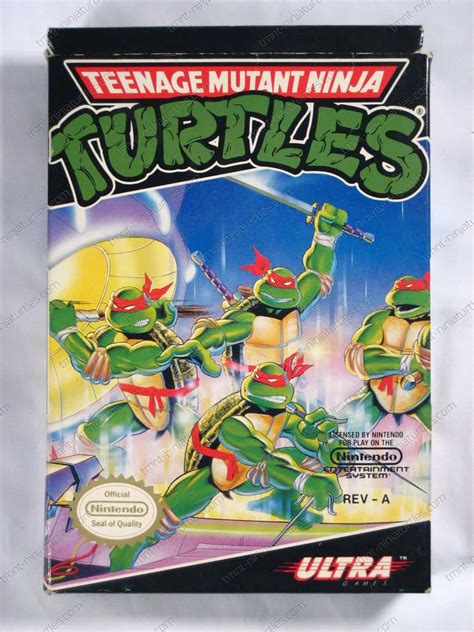 Video Games TMNT Nintendo NES TMNT Teenage Mutant Ninja Turtles