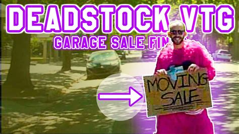 Picker Garage Sale Flipping Live Yard Sale Finds Deadstock Vintage And Hidden Gems Reselling