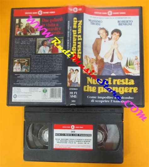 Vhs Film Non Ci Resta Che Piangere Roberto Benigni Massimo Troisi F