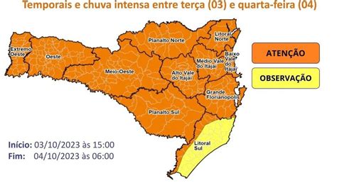 Possibilidade De Temporais E Chuva Intensa Faz Defesa Civil Emitir