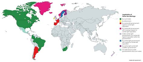 Legalization Of Same Sex Marriage How Did It Happen Mapporn