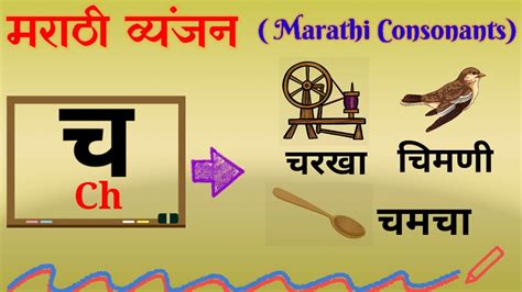 Marathi Vyanjan Ch Marathi Mulakshre Marathi Alphabets Marathi