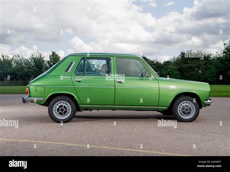 Simca French Classic Saloon Car Stock Photo Alamy