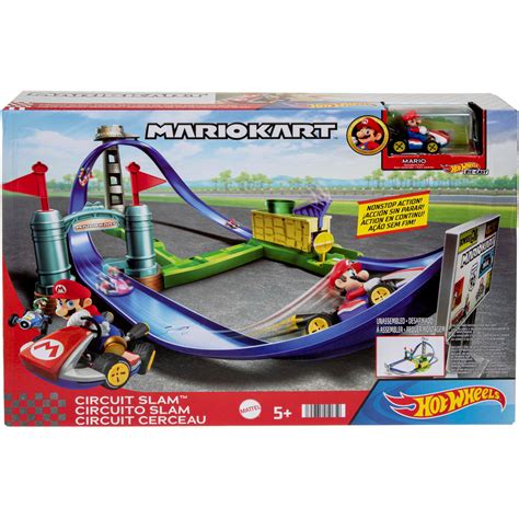 Hot Wheels Mario Kart Circuit Slam Track Set