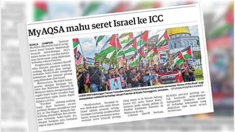 MyAQSA Hantar Lima Bukti Kekejaman Israel Ke ICC