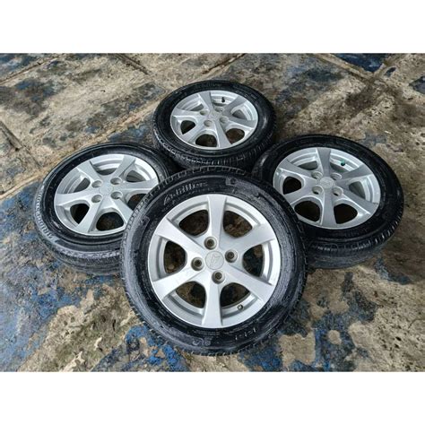 Jual Velg Mobil Second Copotan Ayla Ring 14 Baut 4x100 Ban Seken