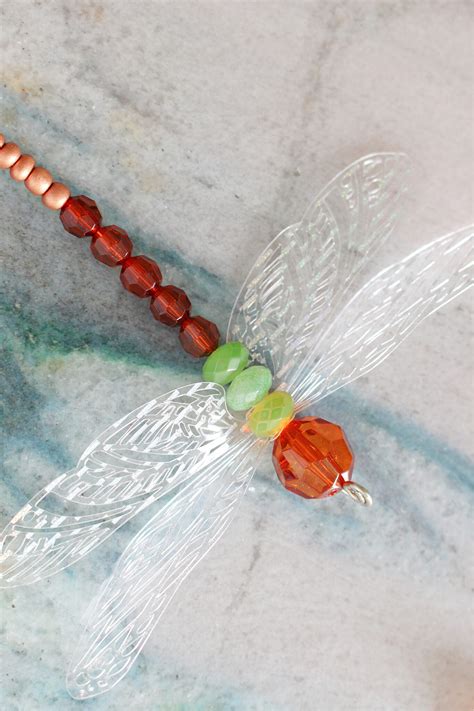 DIY Beaded Dragonfly Ornament Dans Le Lakehouse