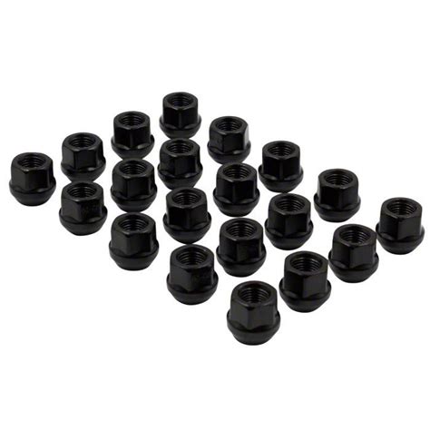 Camaro Black Bulge Acorn Lug Nut Kit Mm X Set Of