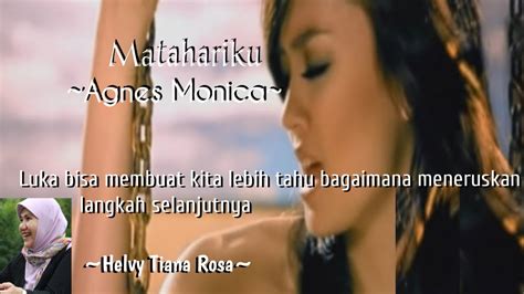 Matahariku Agnes Monica Lirik Lagu Youtube