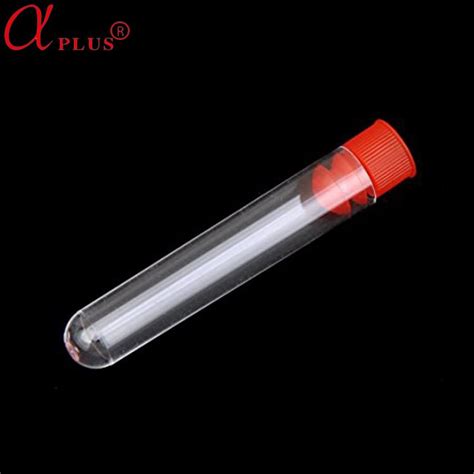 China Low Price High Quality Disposable Plastic Ps Test Tube With Cap