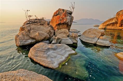 Dramatic Shore Of The Lake Malawi National Park Cape Maclear Lake