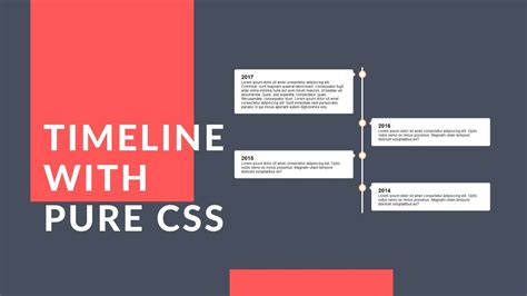 Create Responsive Timeline With HTML And CSS YouTube