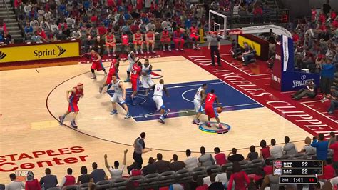 Nba 2k13 Rookie To Mvp Pistons Clippers Ep 1 Youtube