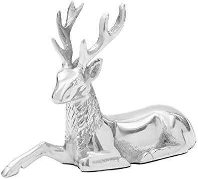 Amazon De Brillibrum Design Dekofigur Hirsch Aus Aluminium Figur