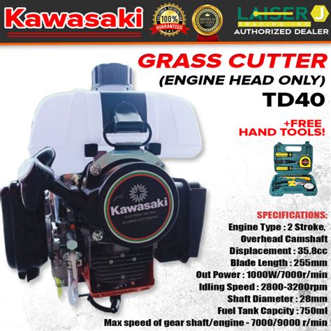 Kawasaki Grass Cutter Td Stroke Gasoline Machine Engine Head Only