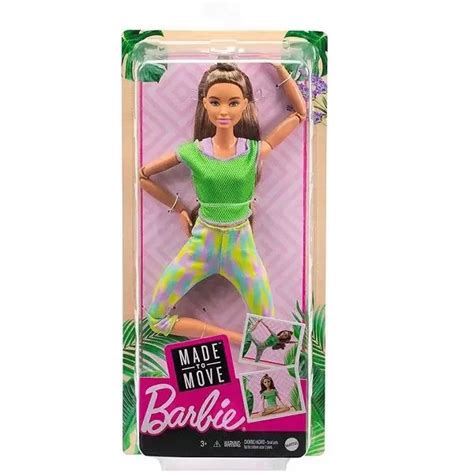 Barbie Feita Para Mexer Clássica Morena FTG80 GXF05 Mattel Real