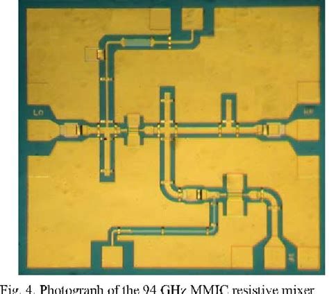 Figure From High Performance Ghz Resistive Mixer Using Gaas