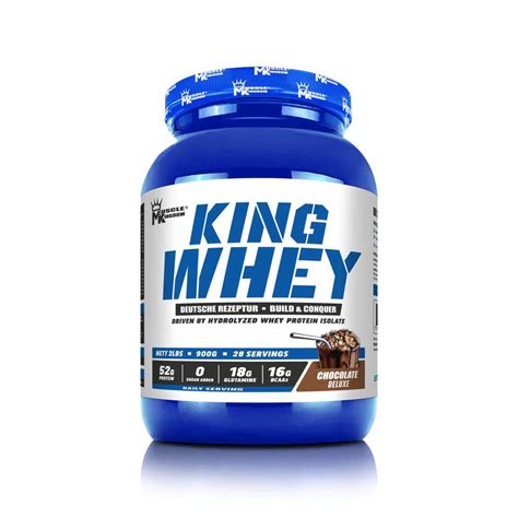 Muscle Kingdom King Whey Tub 1 8Kg Whey Protein Lean Muscle Gain