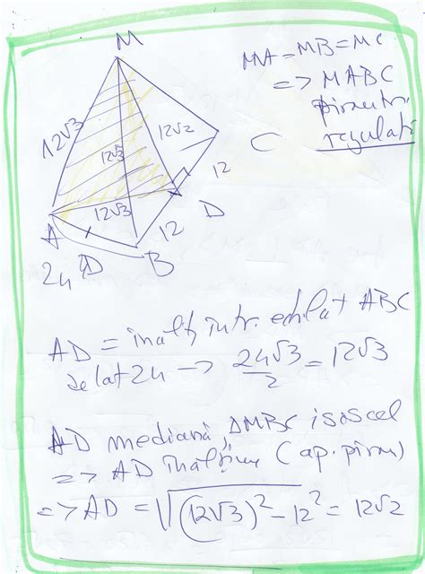 Pe Planul Triunghiului Echilateral Abc