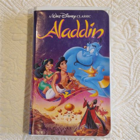 Disney Media Walt Disney Aladdin Black Diamond Classic Vhs Movie Tape Poshmark