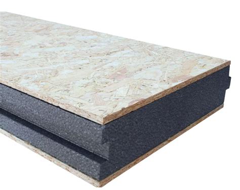 ISOWOOD SANDWICH GRAFITE Pannello Isolante In EPS OSB Per Coperture