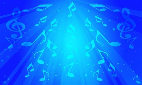 Illustration Vectorielle De Fond Bleu Musique Note 4638298 Art