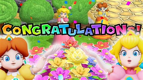 Mario Party 9 Peach Vs Daisy Garden Battle 3 YouTube