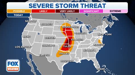 Severe Storms Threaten Large Swath Of Midwest Plains Fox Weather