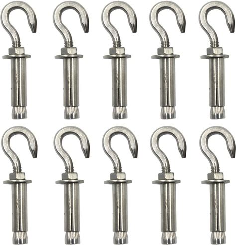 Expansion Bolts Mergorun M X Mm Stainless Steel Hook Internal