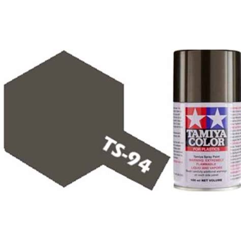 TS 94 Metallic Gray Lacquer Spray Paint 100ml Dream Trains