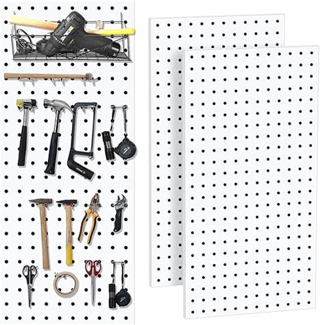 Gisafai Pcs Metal Pegboard Wall Organizer X Or X