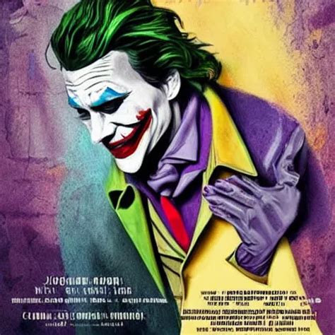 Prompt Johnny Depp As The Joker Movie Poster Stable Diffusion