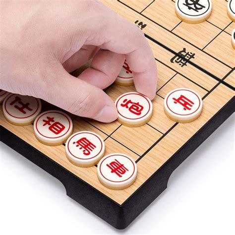 Juego De Viaje Magnético De Ajedrez Chino 24x24cm xiangqi Cuotas