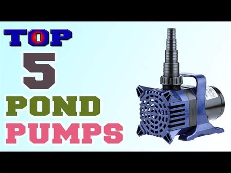 Pond Pump Top 5 Best Pond Pumps In 2022 YouTube