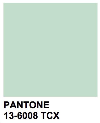 Pantone Tcx Misty Jade Hue Chroma On Tumblr