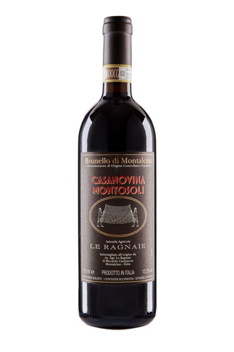 Le Ragnaie Brunello Di Montalcino Casa Montosoli 2018 Massanois