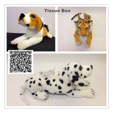 Bo Te Mouchoirs En Peluche Cr Ative Pour Chiens Simul S Tigres Points