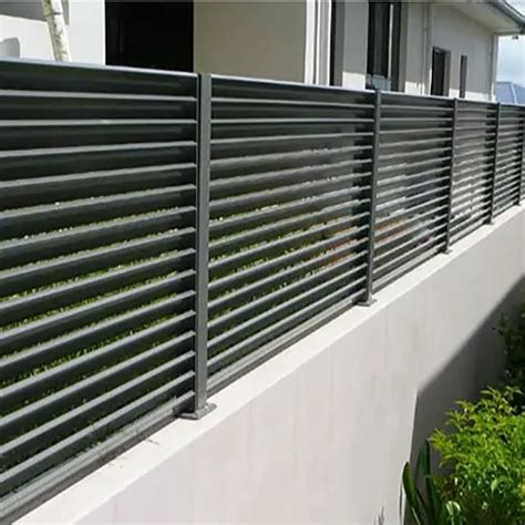 Aluminium Louver Fence Panels And Gate Aluminium Slat Fences Fence