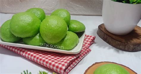 Resep Bakpao Pandan Isi Coklat Oleh Tatik Sugiati Cookpad