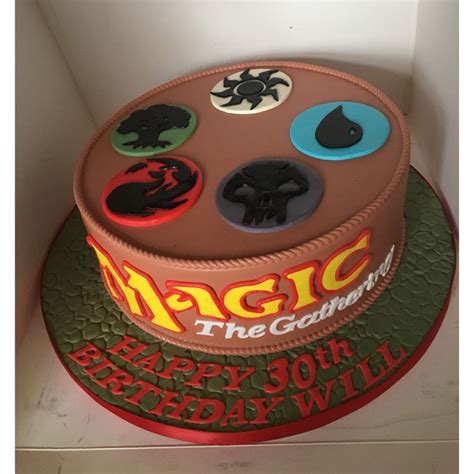 Magic The Gathering Cake Magic Cake Magic Birthday T Box Cakes