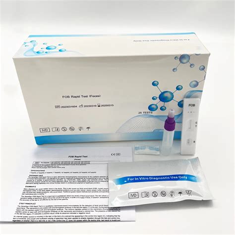 Medical Feces Fecal Occult Blood Fob Rapid Diagnostic Test Kit