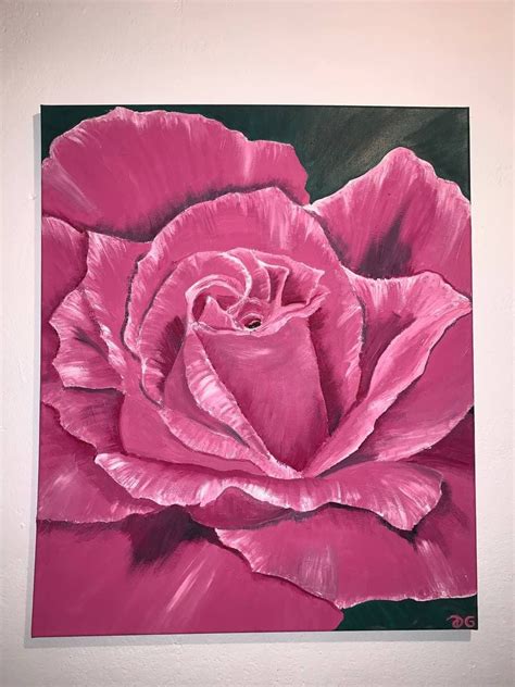 Royal Rose Painting By Diana Gilevich Jose Art Gallery