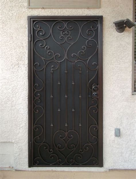 Wrought Iron Security Doors In Las Vegas • Artistic Iron Works Wrought Iron Security Doors