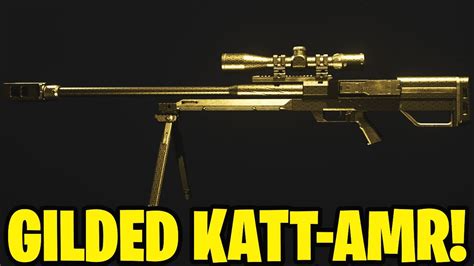 FASTEST WAY TO UNLOCK GILDED CAMO KATT AMR IN COD MW3 MW3 KATT AMR