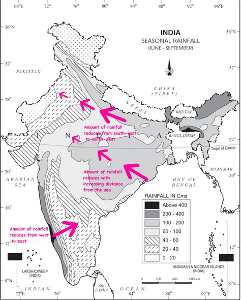 Southwest Monsoon Current Map