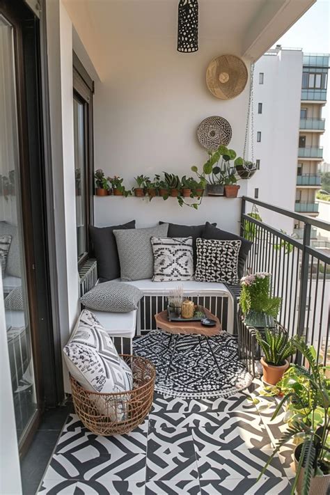 67 Functional Balcony Ideas | Small apartment balcony ideas, Apartment ... 