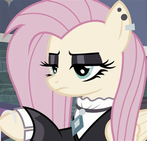 Goth Fluttershy My Little Pony Comic My Little Pony Wallpaper