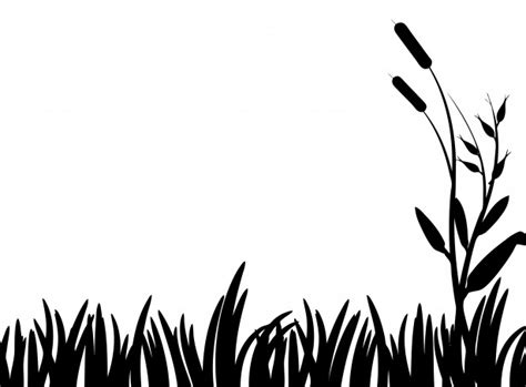 Free Grass Clipart Black And White, Download Free Grass Clipart Black ...