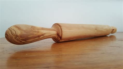 French Rolling Pin Wooden Rolling Pin Hand Turned Rolling Etsy Uk